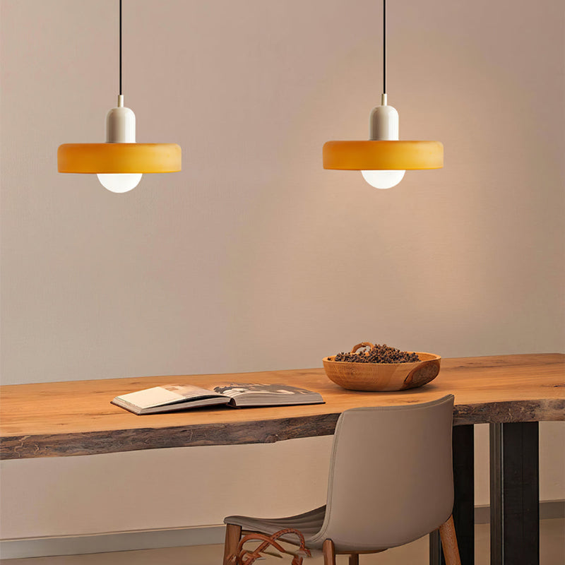 Bauhaus Hanglamp in Gekleurd Glas | Aurelio