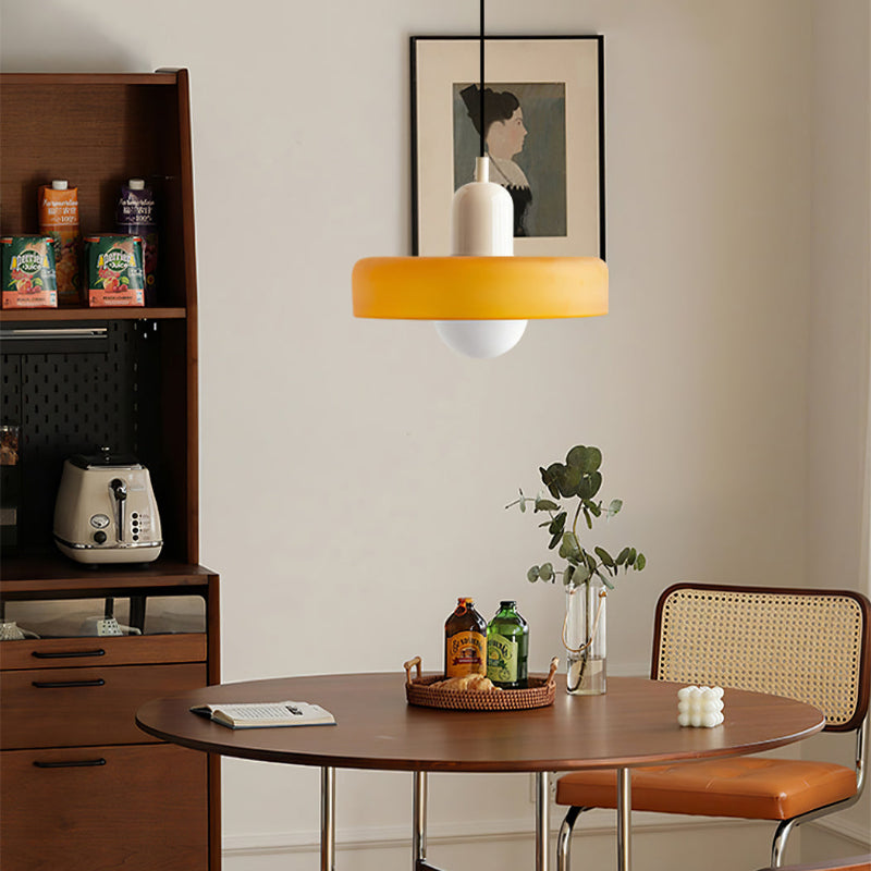 Bauhaus Hanglamp in Gekleurd Glas | Aurelio