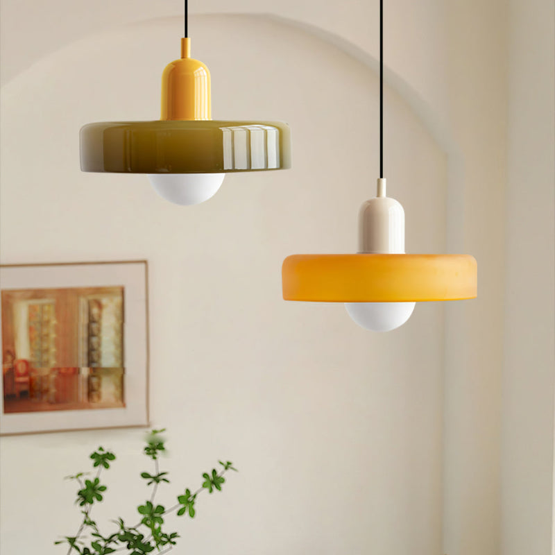 Bauhaus Hanglamp in Gekleurd Glas | Aurelio