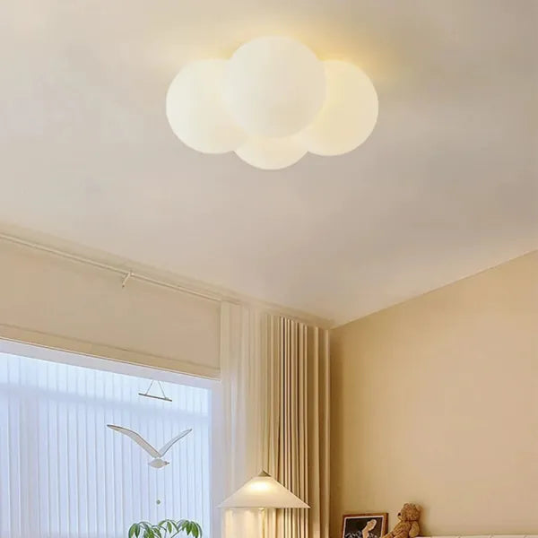 Elegant cloud-shaped LED ceiling lamp | CloudLuxe