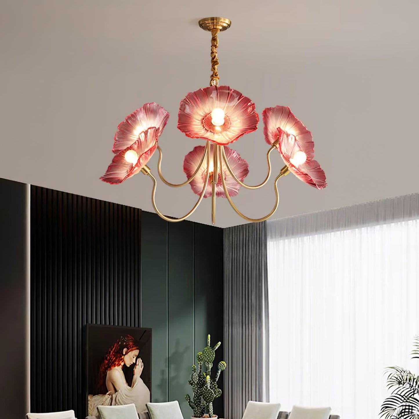 Murano Flower Chandelier | LumiFleur