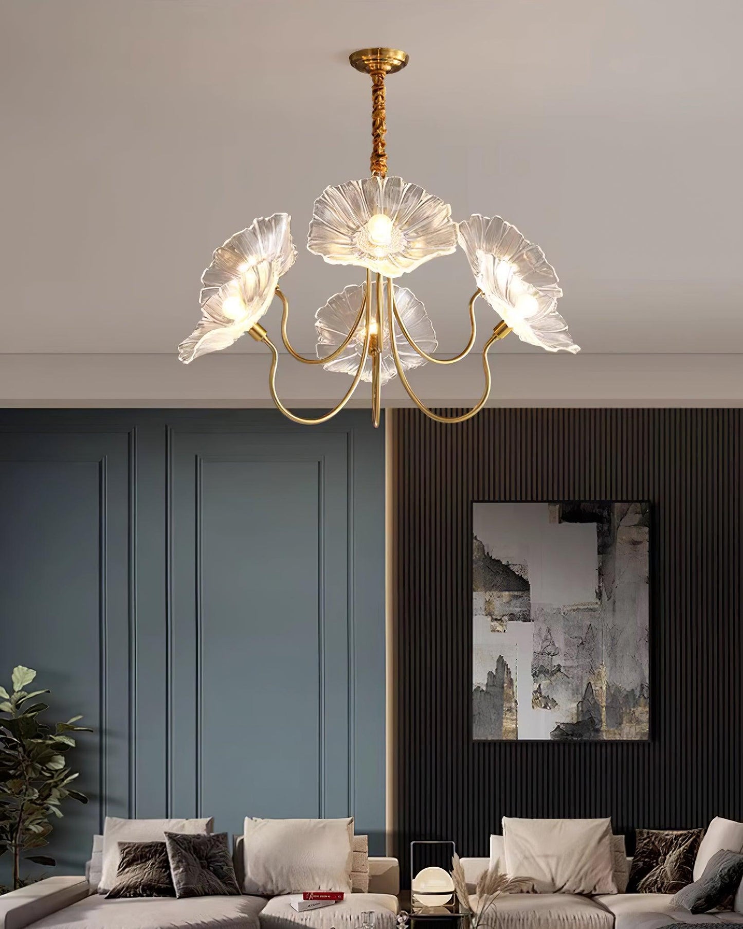 Murano Flower Chandelier | LumiFleur