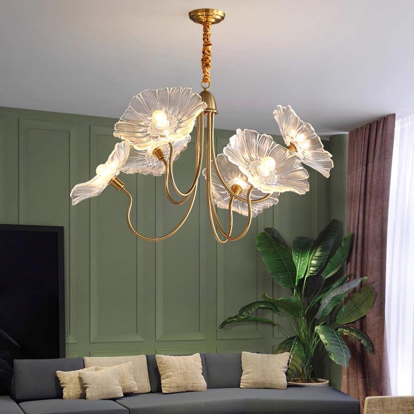 Murano Flower Chandelier | LumiFleur