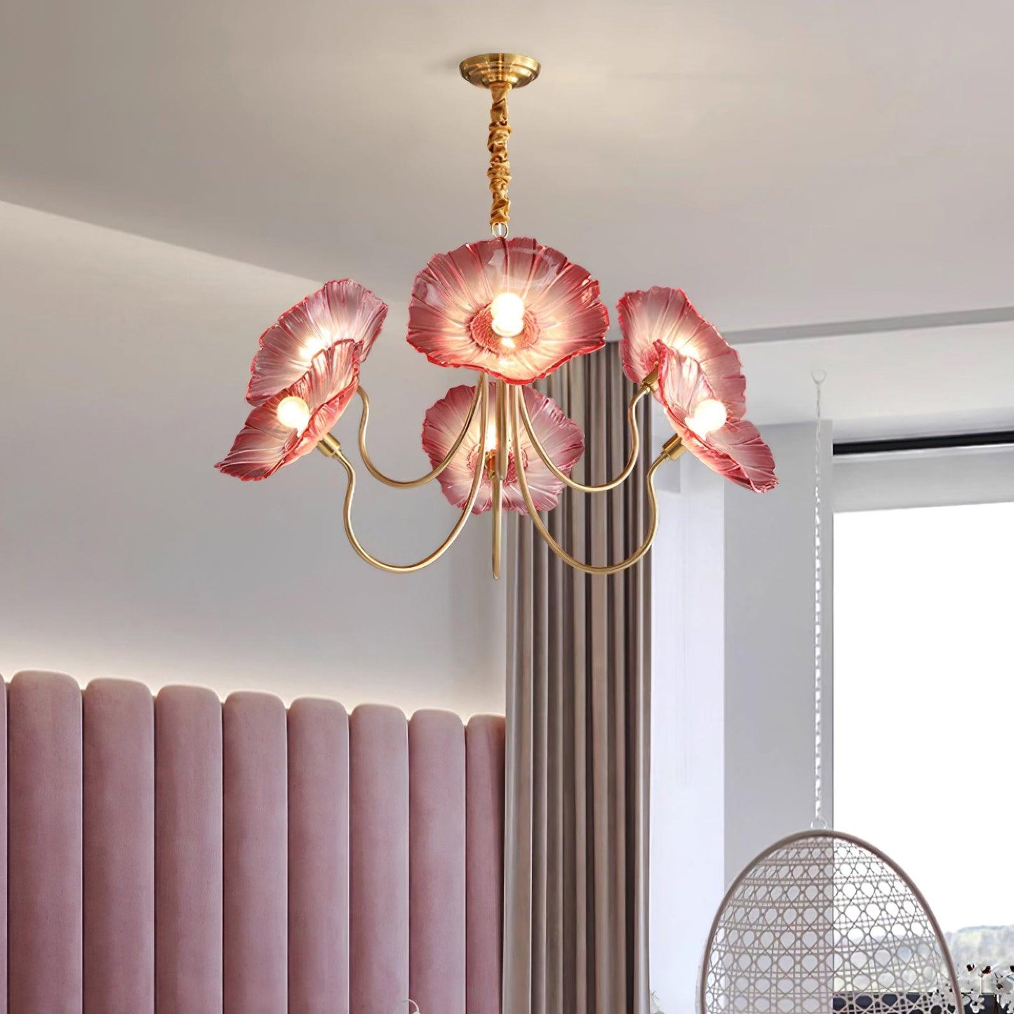 Murano Flower Chandelier | LumiFleur