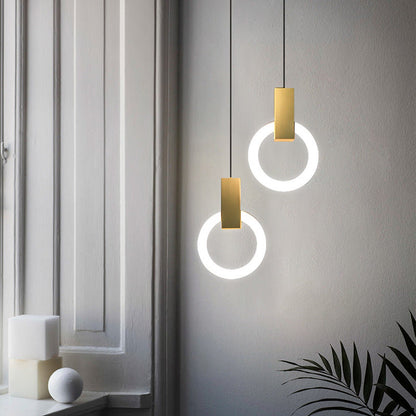 NordicGlow | Minimalist LED Ring Pendant Lamp