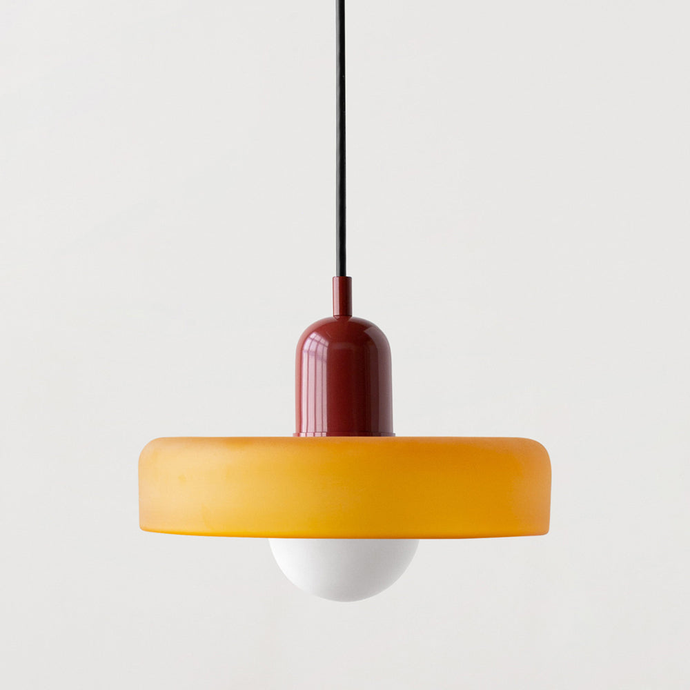 Bauhaus Hanglamp in Gekleurd Glas | Aurelio