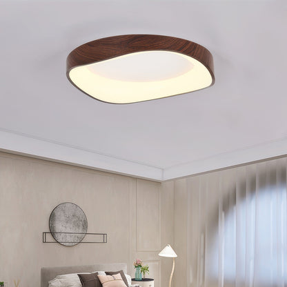 Scandinavian Wooden Ceiling Lamp | LumiGrain