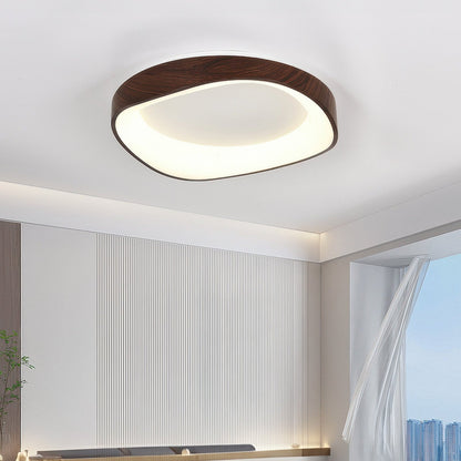 Scandinavian Wooden Ceiling Lamp | LumiGrain