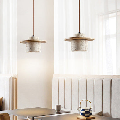 TravertiLuxe | Travertine Pendant Lamp