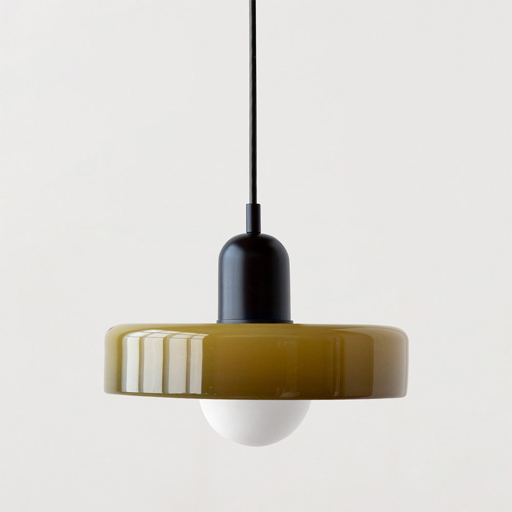 Bauhaus Hanglamp in Gekleurd Glas | Aurelio