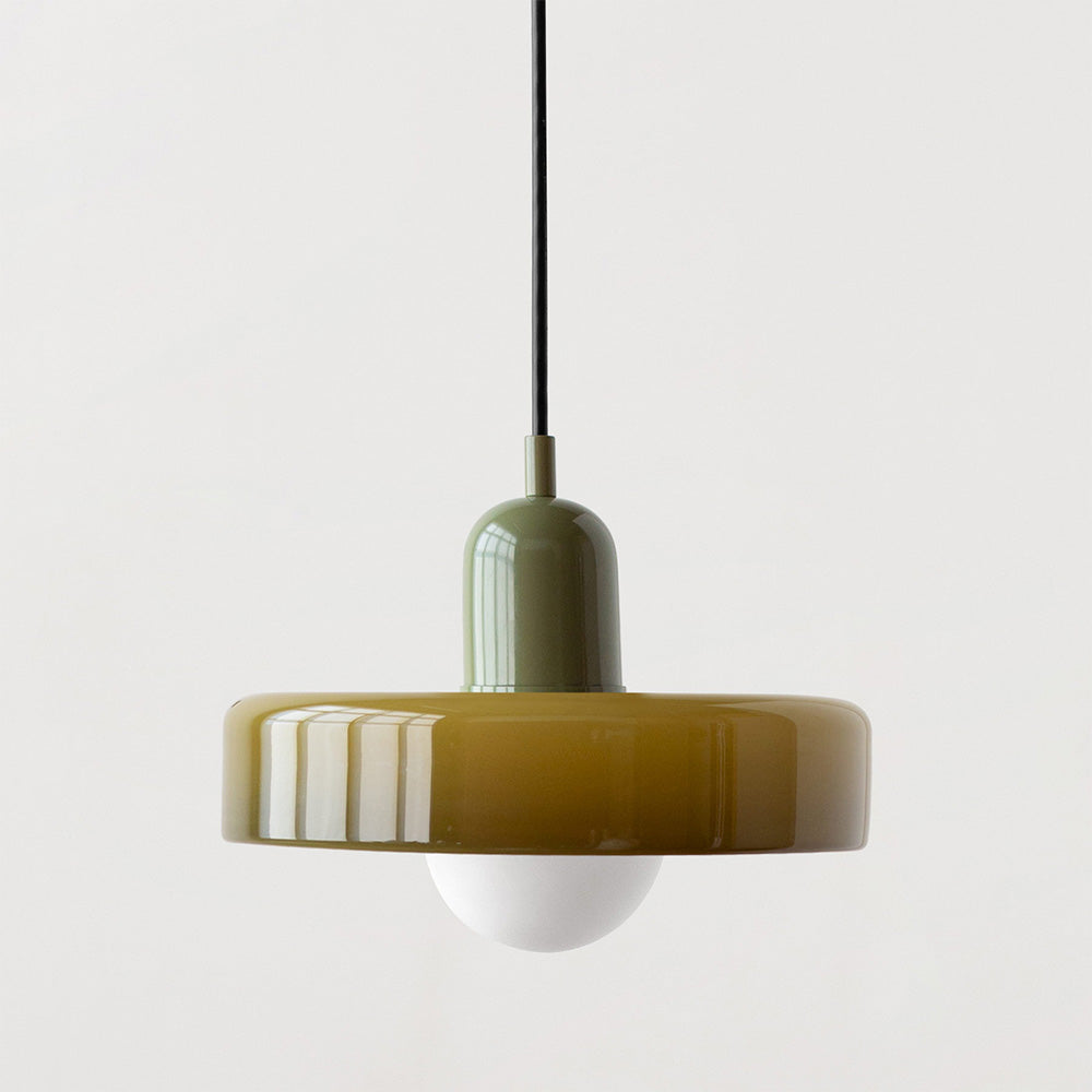 Bauhaus Hanglamp in Gekleurd Glas | Aurelio