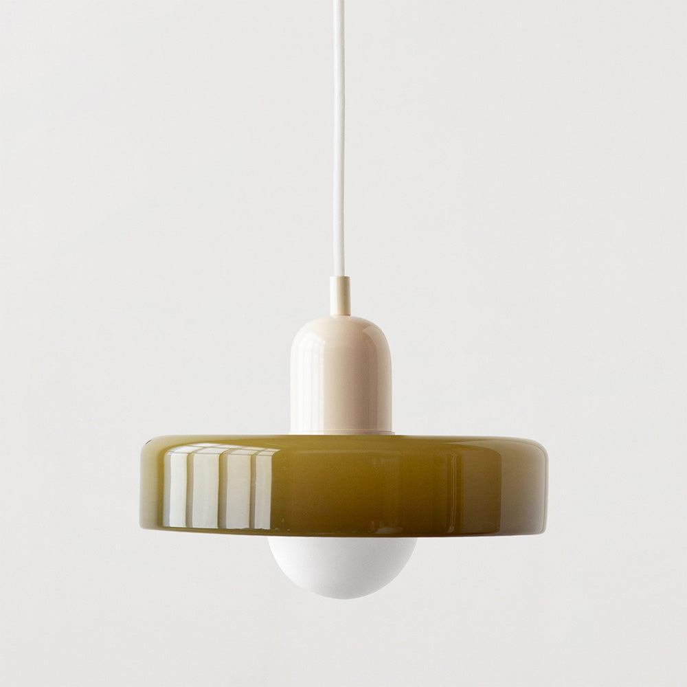 Bauhaus Pendant Lamp in Colored Glass | Aurelio