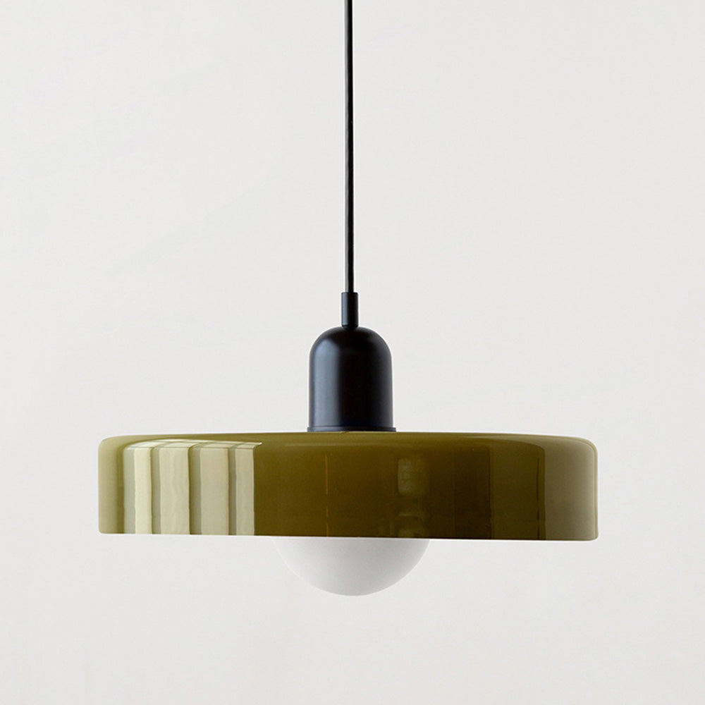 Bauhaus Pendant Lamp in Colored Glass | Aurelio