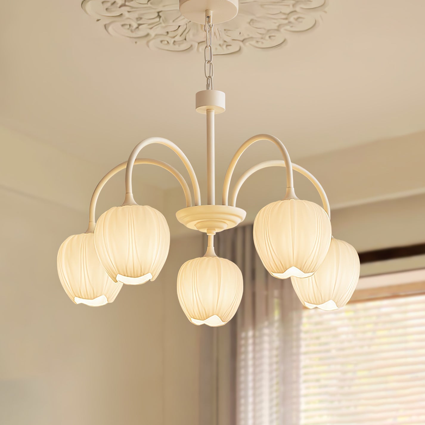 Tulip Matcha Chandelier | TulipGlance