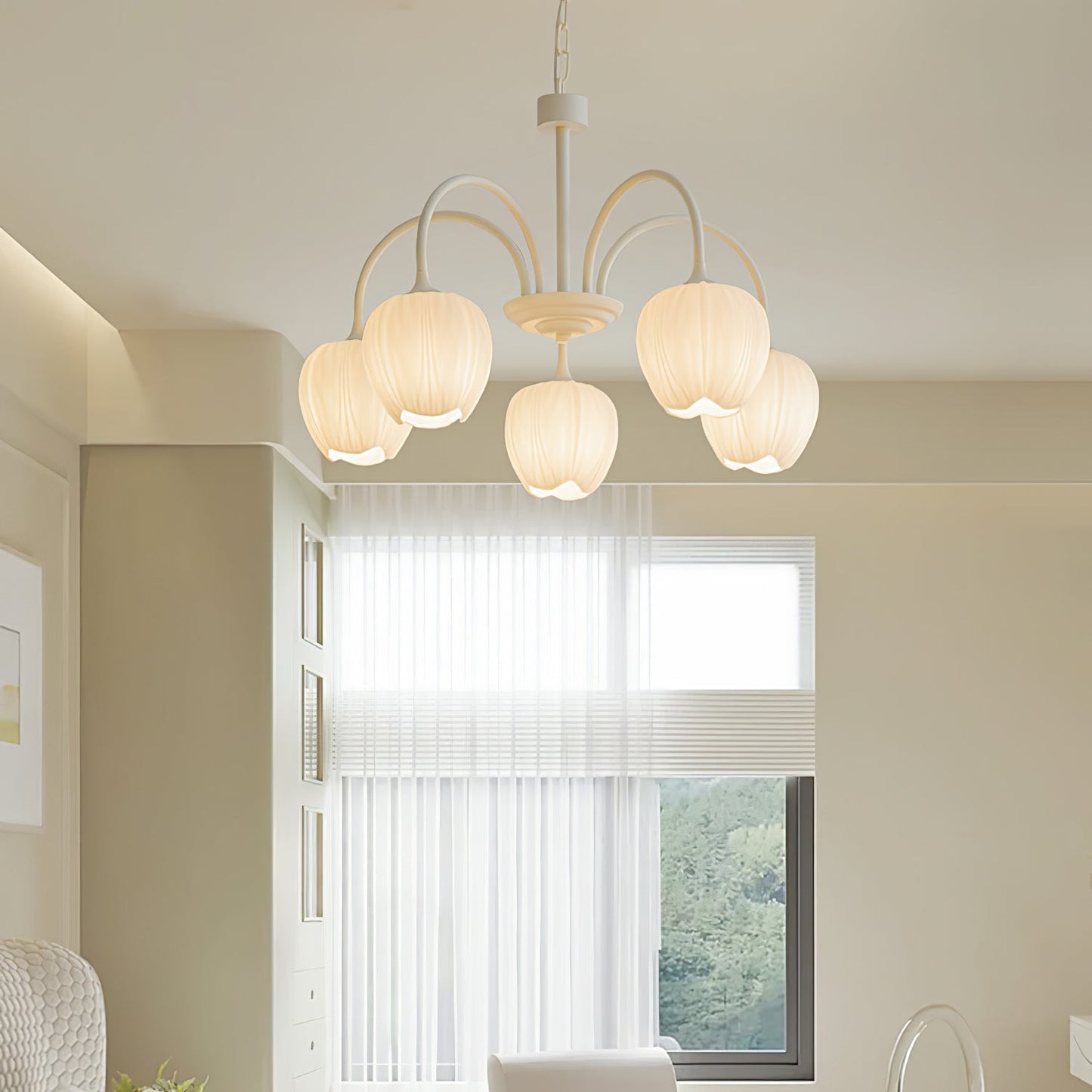 Tulip Matcha Chandelier | TulipGlance