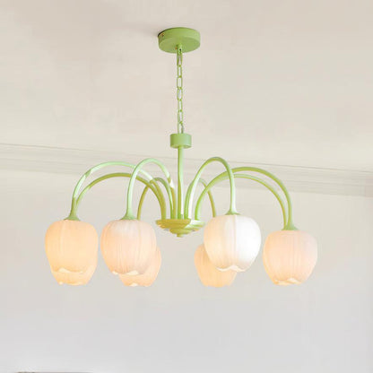 Tulip Matcha Chandelier | TulipGlance