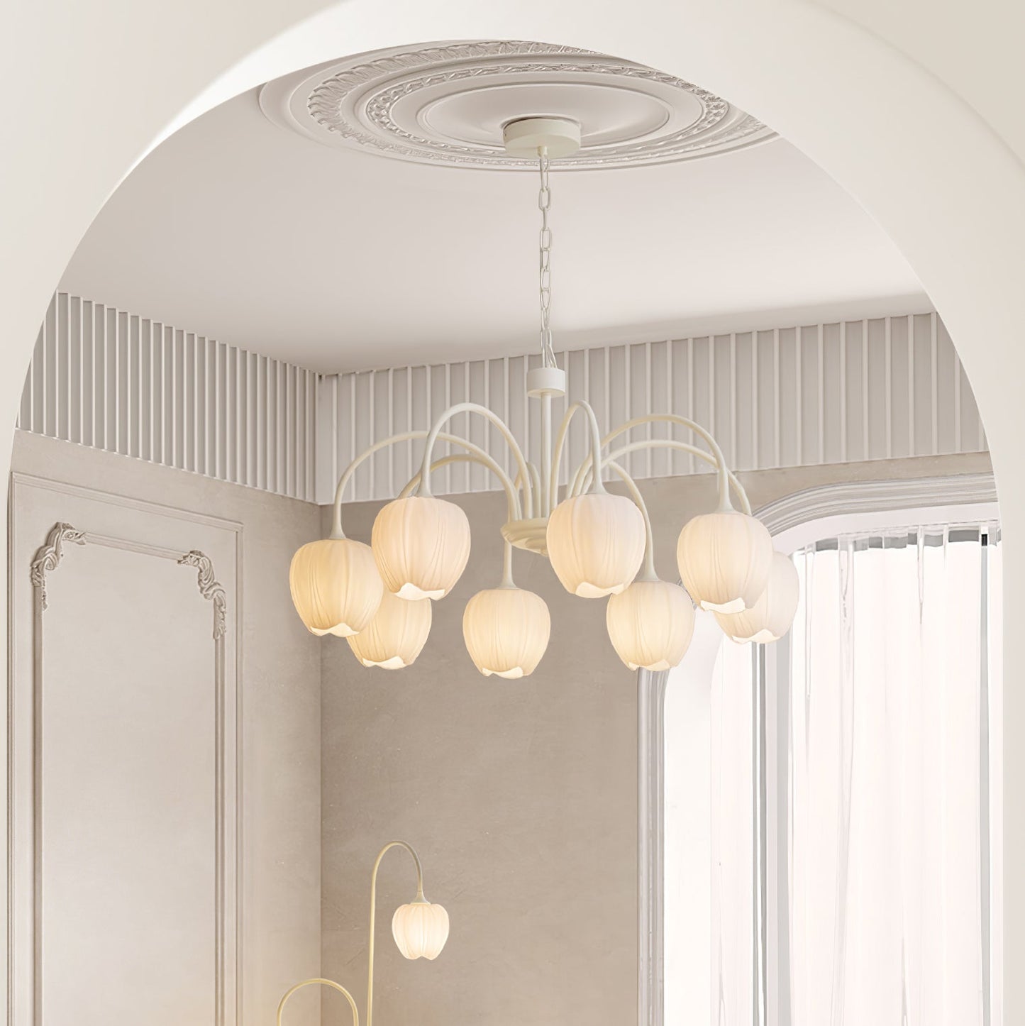 Tulip Matcha Chandelier | TulipGlance