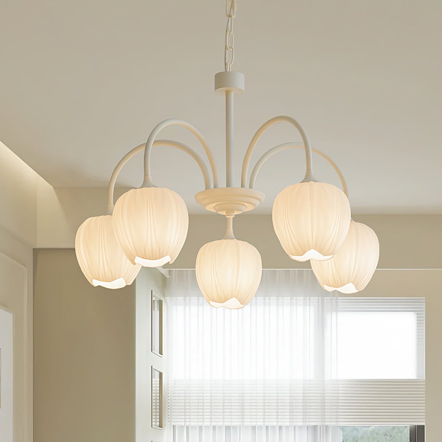 Tulip Matcha Chandelier | TulipGlance