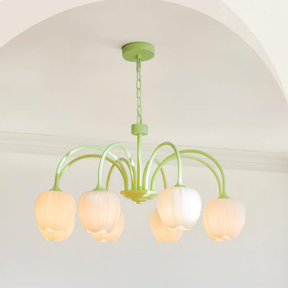 Tulip Matcha Chandelier | TulipGlance