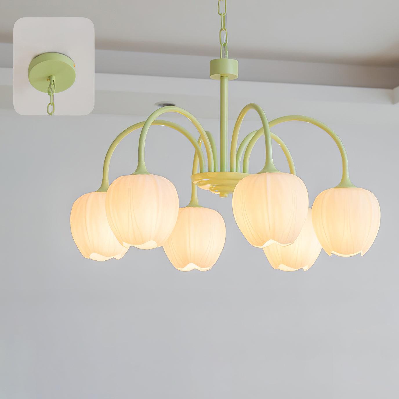 Tulip Matcha Chandelier | TulipGlance