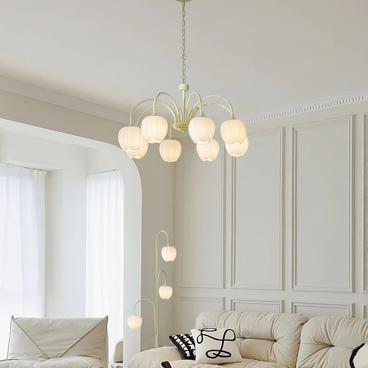 Tulip Matcha Chandelier | TulipGlance