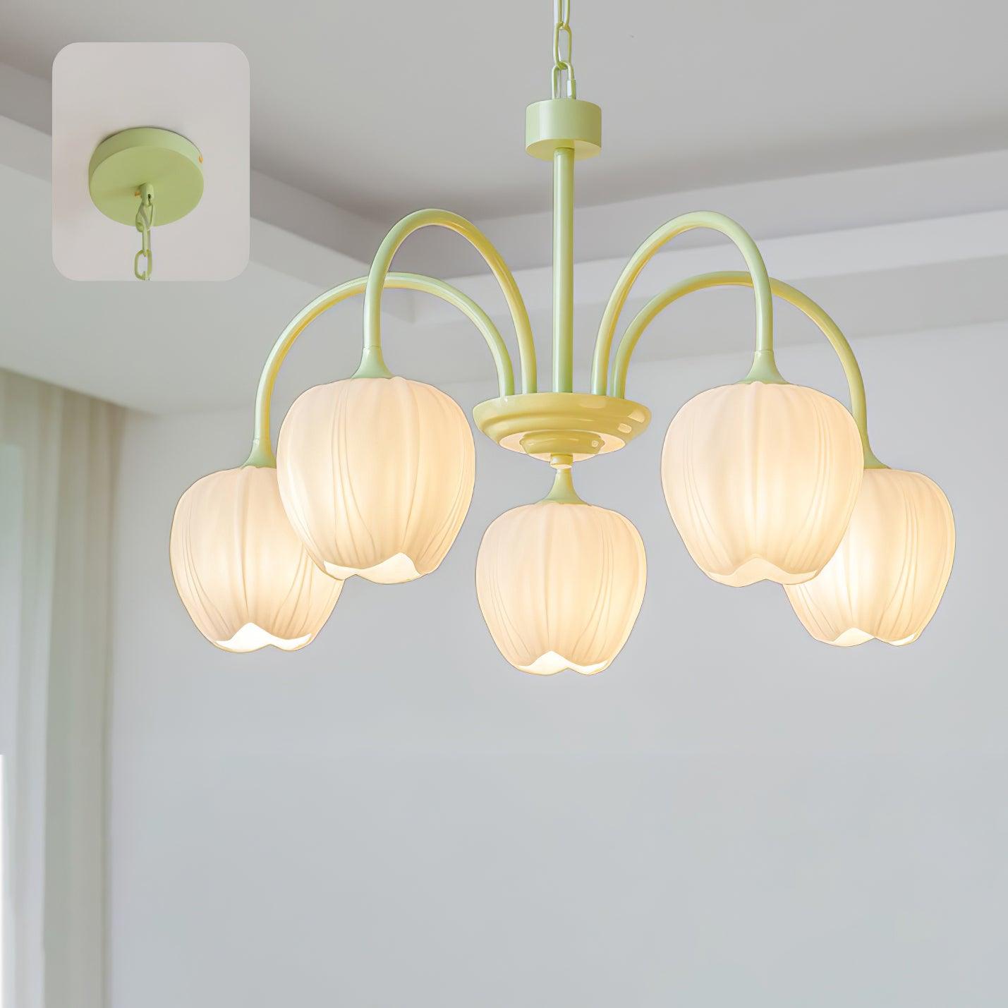 Tulip Matcha Chandelier | TulipGlance