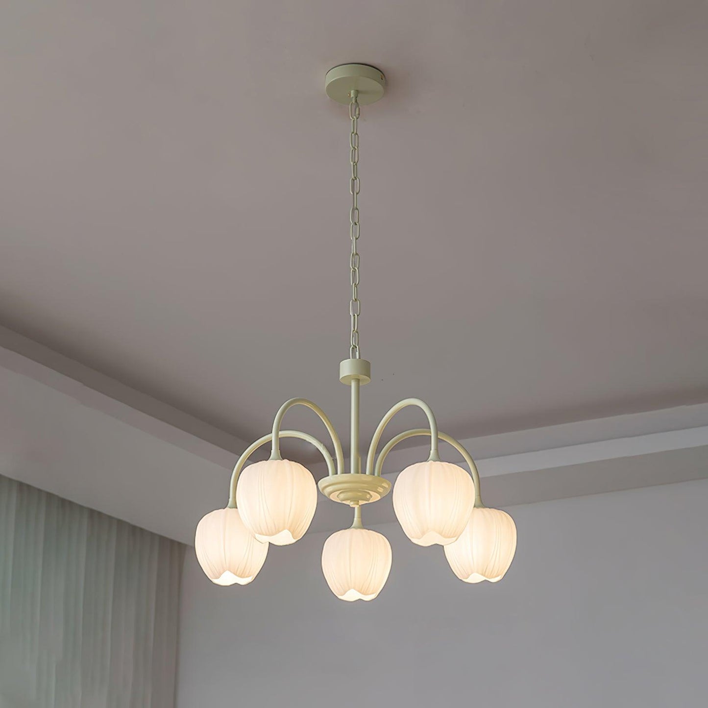 Tulip Matcha Chandelier | TulipGlance