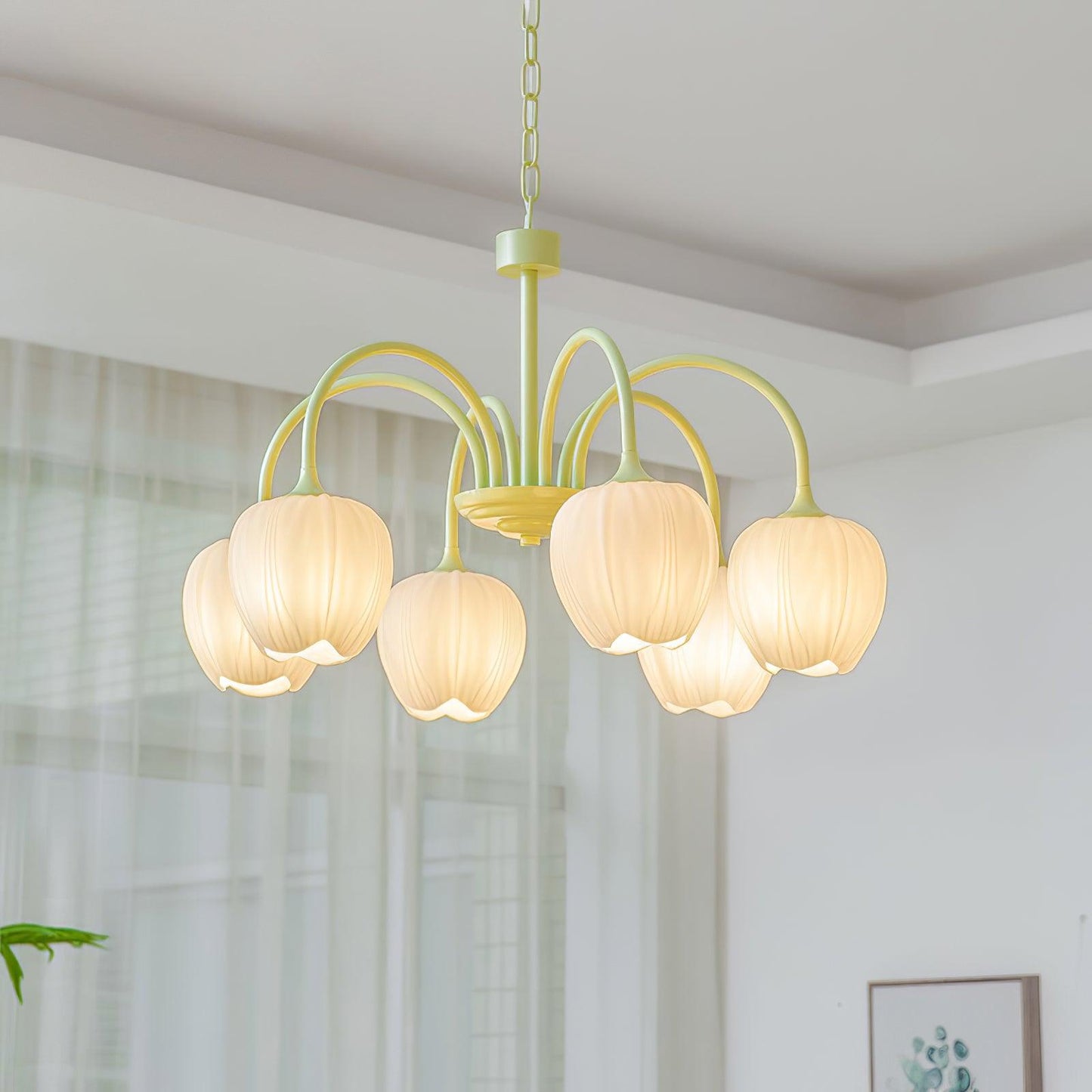 Tulip Matcha Chandelier | TulipGlance