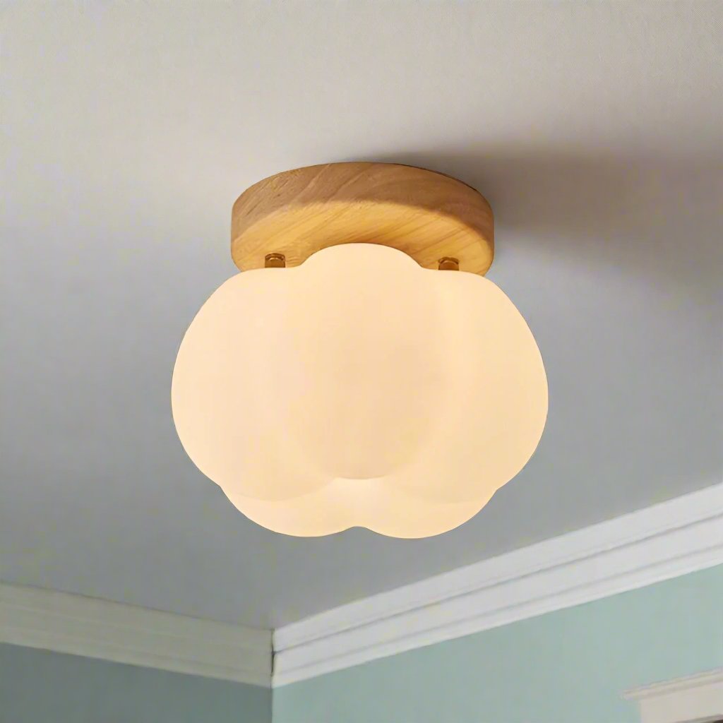 Modern Ceiling Lamp Wood | SnowPumpkin