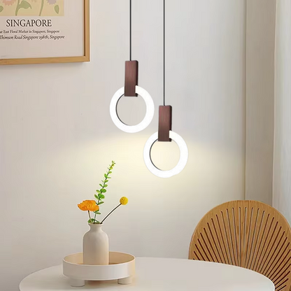 NordicGlow | Minimalist LED Ring Pendant Lamp