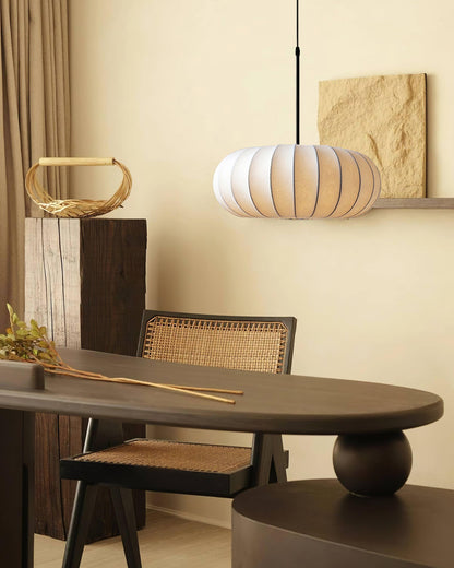 Elegant Pendant Lamp with Fabric Shade | VeronaLuxe