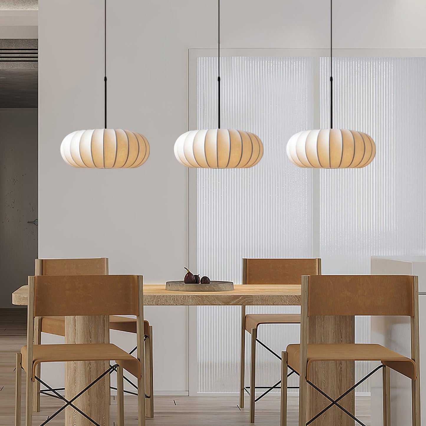 Elegant Pendant Lamp with Fabric Shade | VeronaLuxe