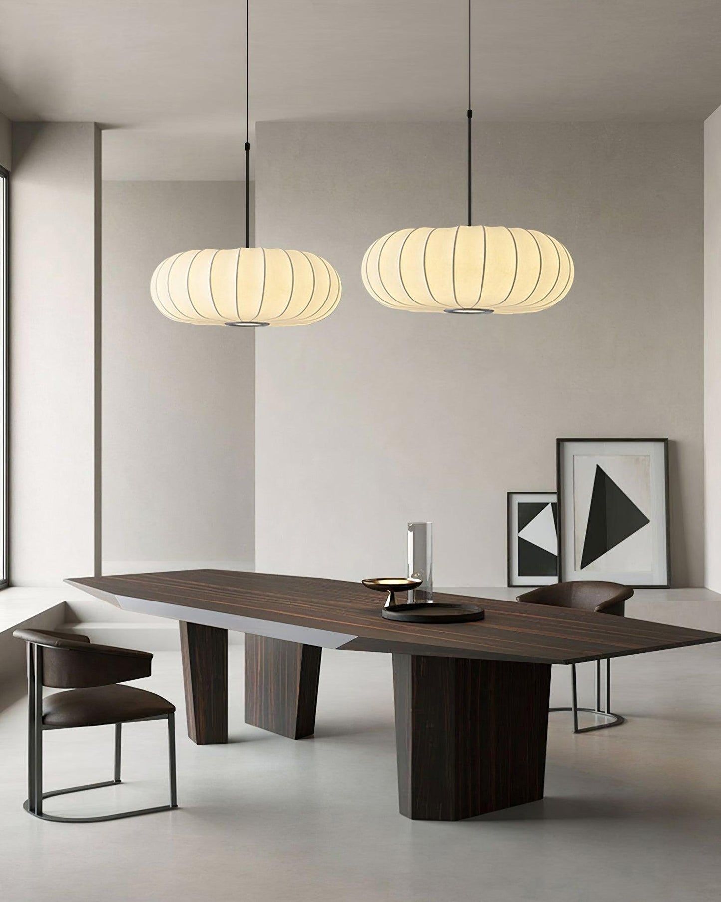 Elegant Pendant Lamp with Fabric Shade | VeronaLuxe