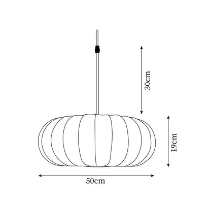 Elegante Hanglamp met Stoffen Kap | VeronaLuxe