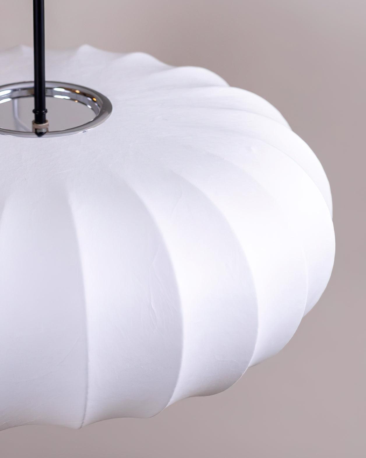 Elegant Pendant Lamp with Fabric Shade | VeronaLuxe