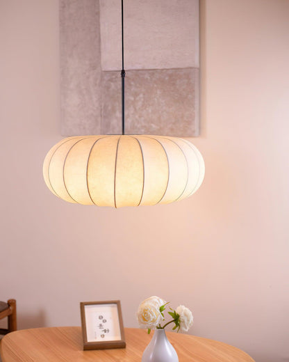 Elegant Pendant Lamp with Fabric Shade | VeronaLuxe