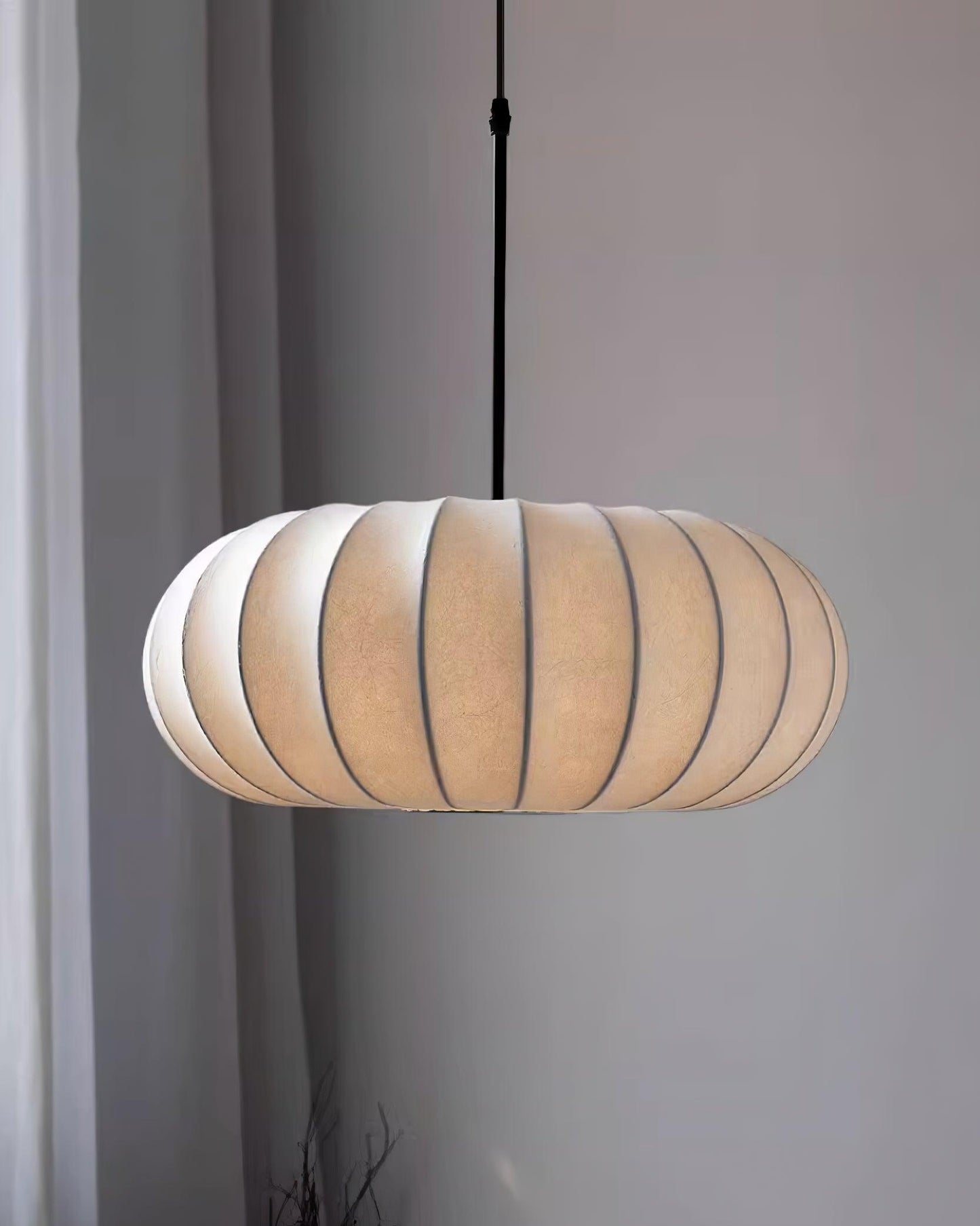 Elegant Pendant Lamp with Fabric Shade | VeronaLuxe