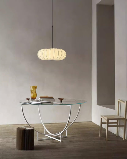 Elegant Pendant Lamp with Fabric Shade | VeronaLuxe