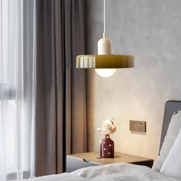 Bauhaus Hanglamp in Gekleurd Glas | Aurelio