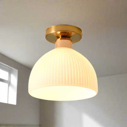 Moderne Plafondlamp Glas | LumiMilk