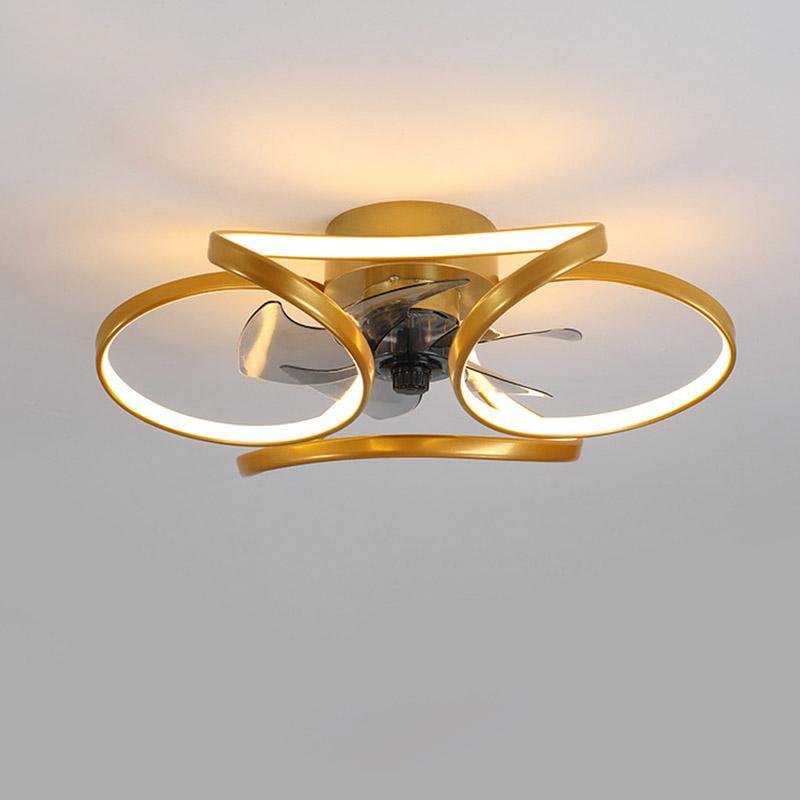 Modern Flower Ceiling Fan | LumiBreeze