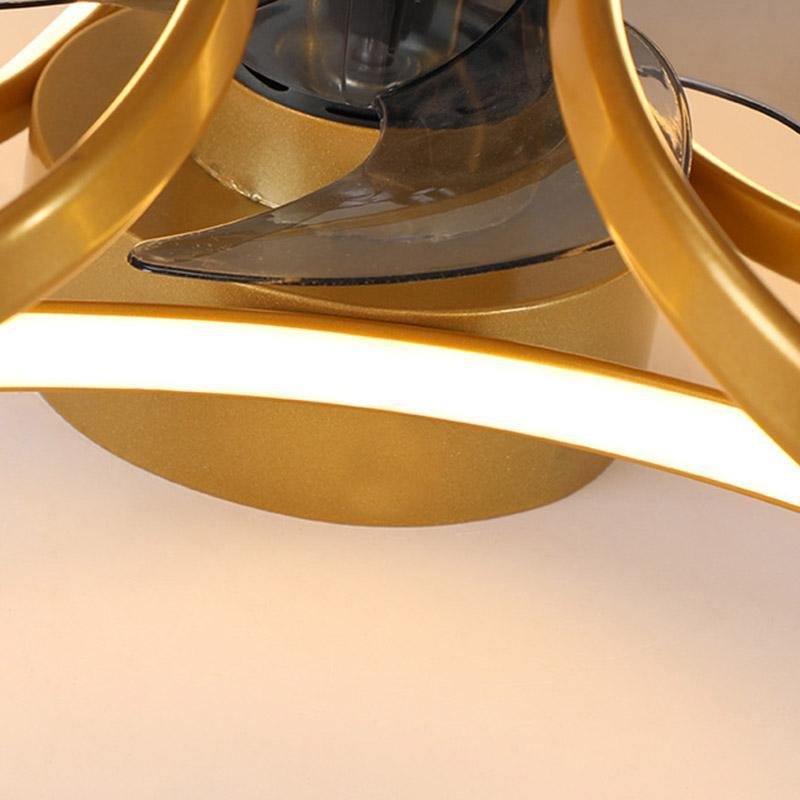 Modern Flower Ceiling Fan | LumiBreeze