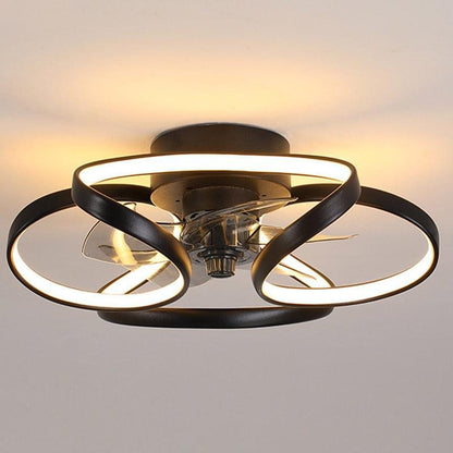 Modern Flower Ceiling Fan | LumiBreeze