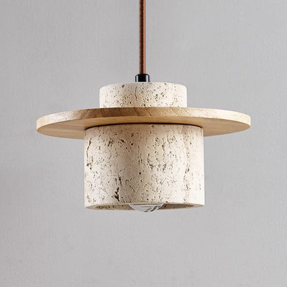 TravertiLuxe | Travertine Pendant Lamp