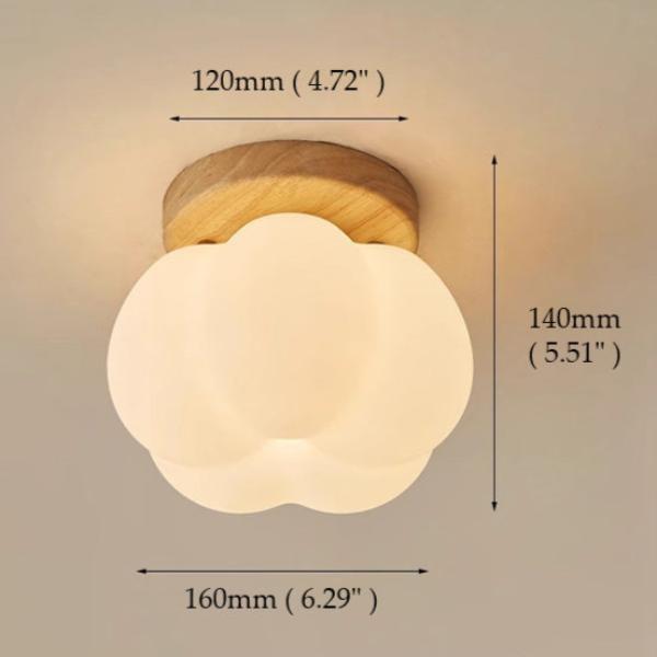 Modern Ceiling Lamp Wood | SnowPumpkin