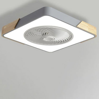 Stylish square LED ceiling fan without blades | AeroGlow