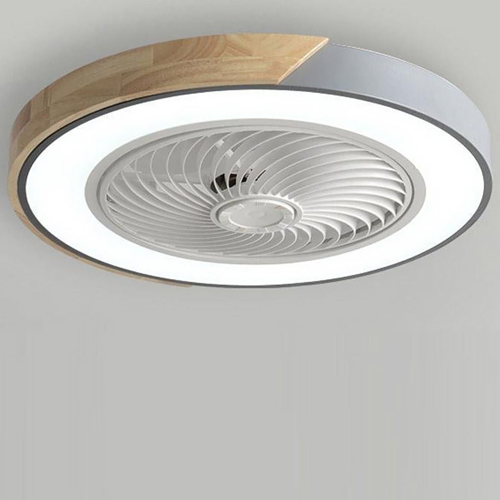 Stylish square LED ceiling fan without blades | AeroGlow