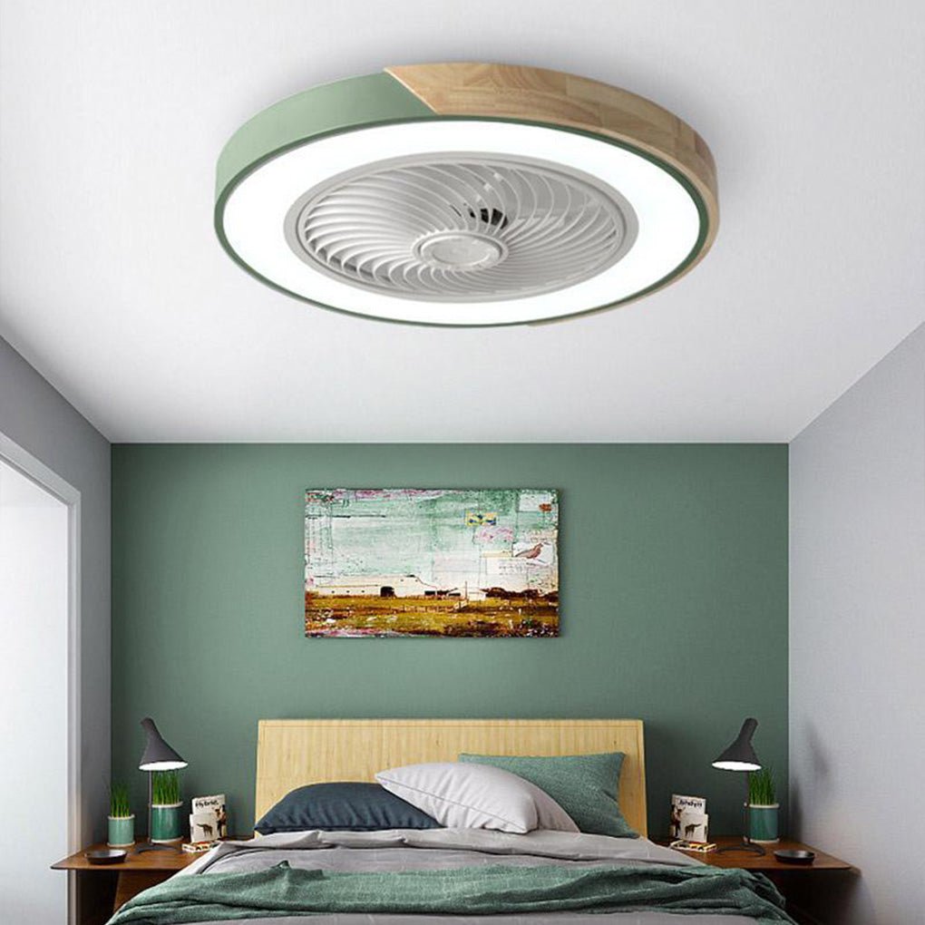 Stylish square LED ceiling fan without blades | AeroGlow