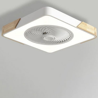 Stylish square LED ceiling fan without blades | AeroGlow