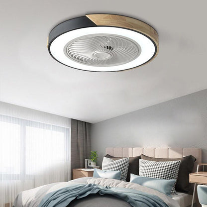 Stylish square LED ceiling fan without blades | AeroGlow